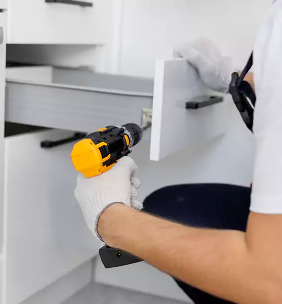 Bathroom Cabinet Remodel in Cuney