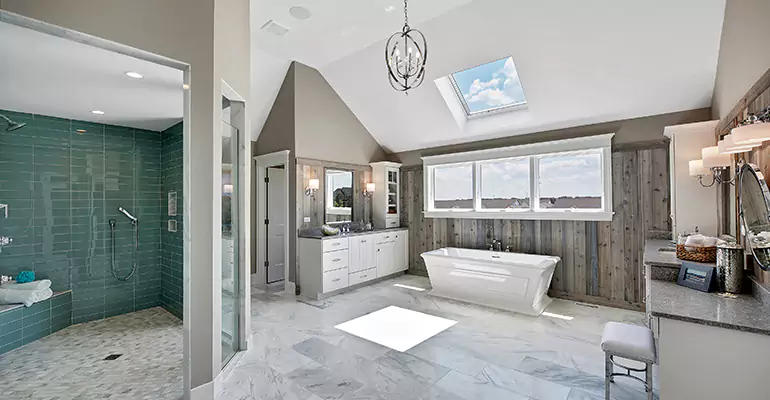 Guest Bathroom Flooring Remodel in Cuney