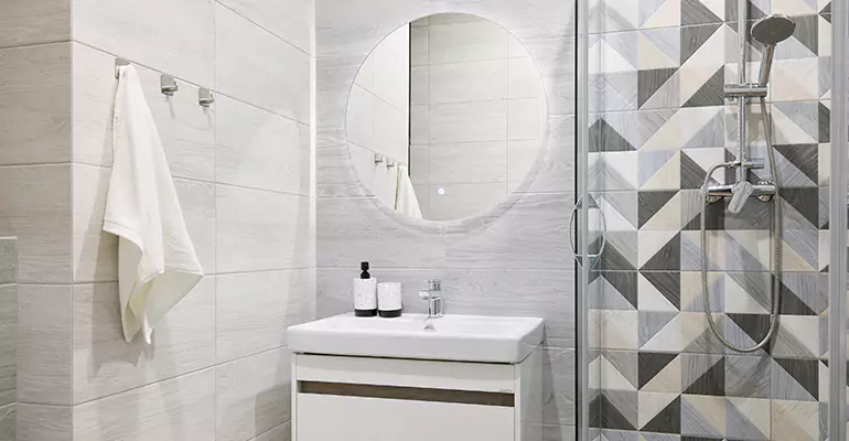 Small Master Bathroom Remodel in Commerce