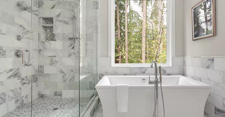 Bathtub to Tile Shower Conversion in Centerville