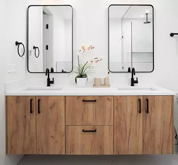 Why Choose First Choice Custom Bathrooms for Quality Bathroom Cabinet Remodel Services in Cuney, TX?